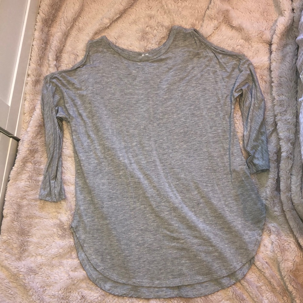 Off the Shoulder Long Sleeve